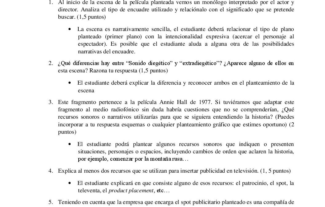 Cultura audiovisual – solución