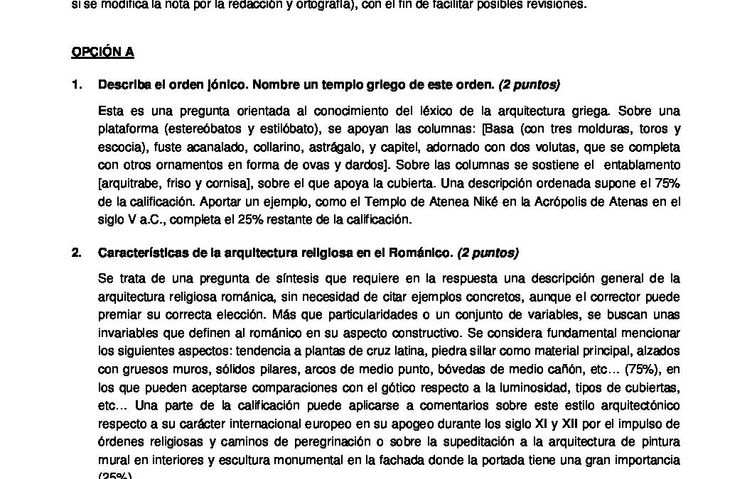 Historia del arte – solución