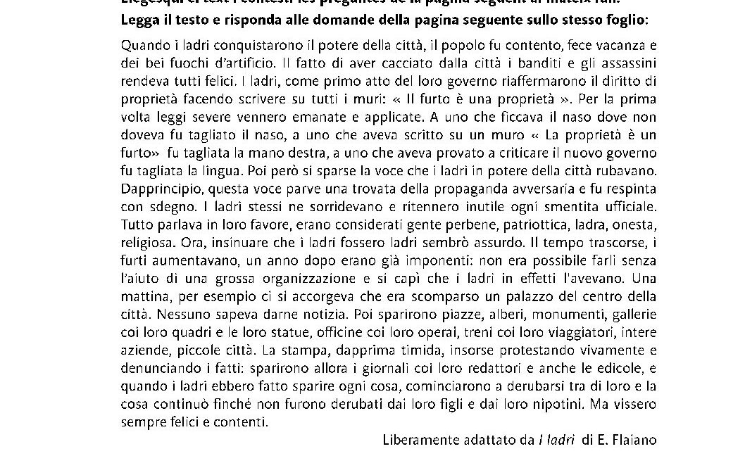 Italiano – solución